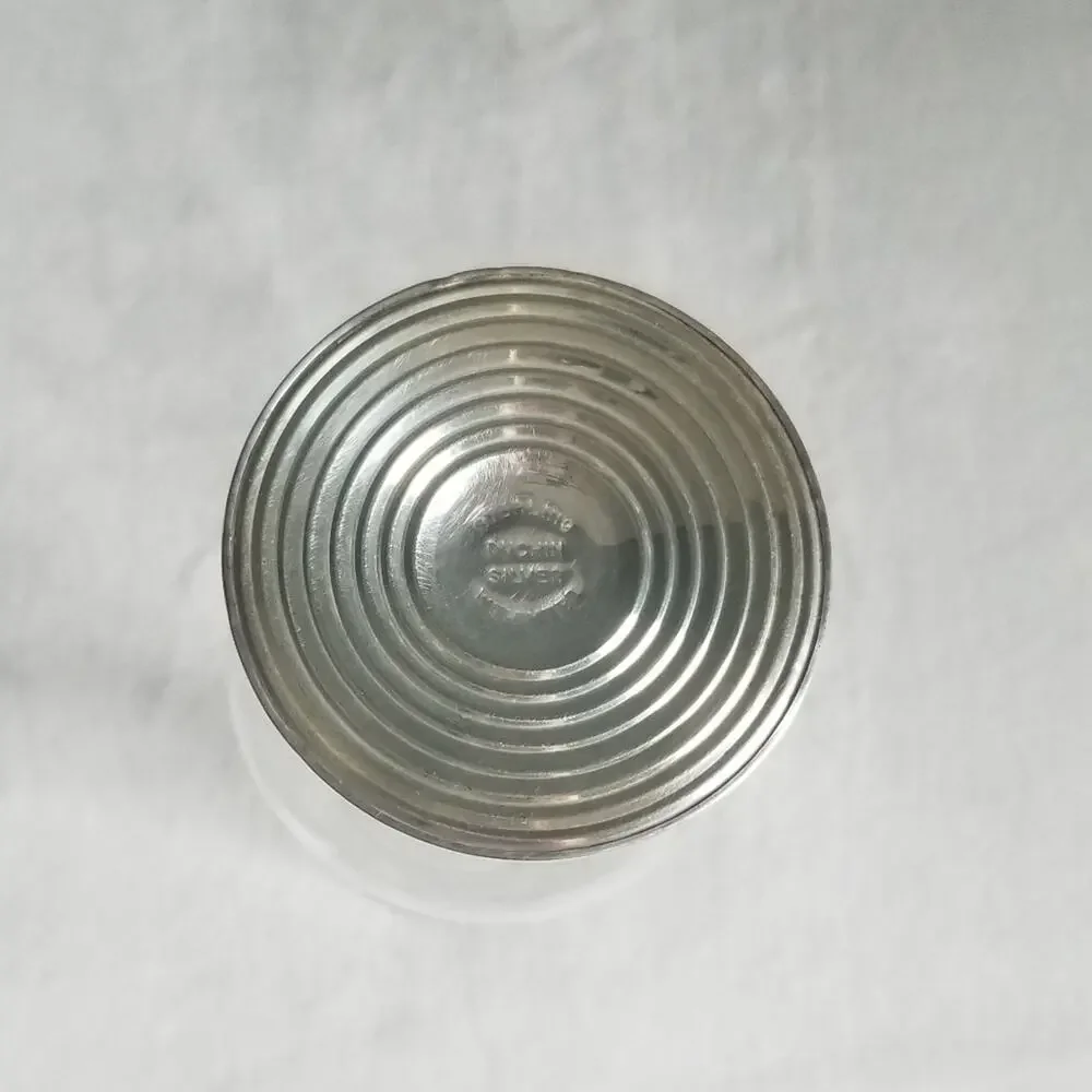 Vtg DUCHIN Sterling Silver Weighted Glass Bud Vase Etched MCM Flower Mid-Century